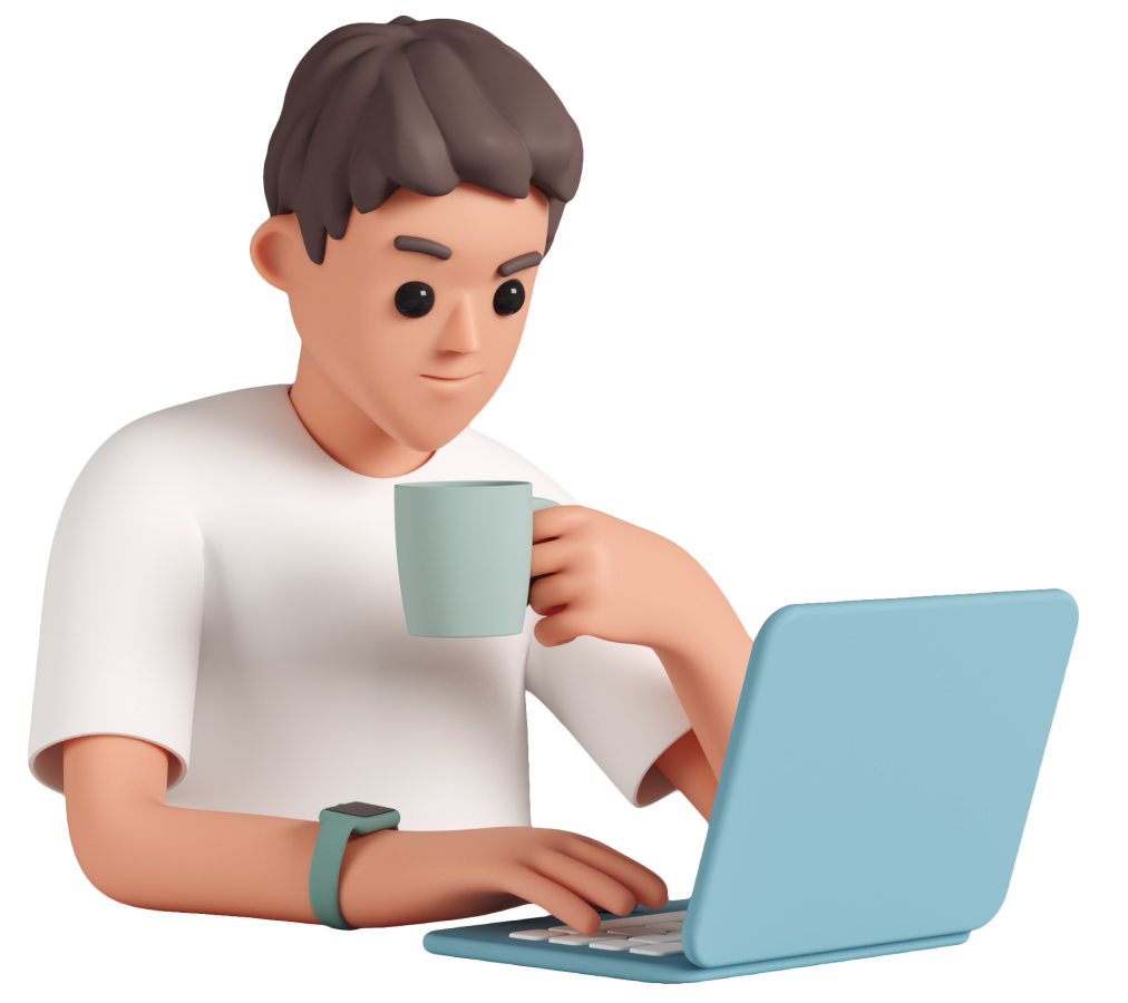 Me with my laptop